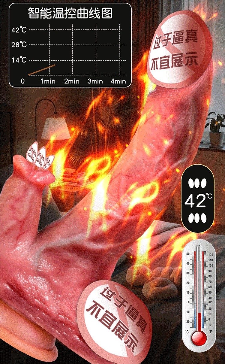 Large Horse-Shaped Dildo for Women, Soft Flesh-Like Silicone-Free ABS Adult Toy — detail image 31