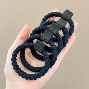 2025 nuevo estilo simple cabello de moda de alta elasticidad correa de correa de cabello multifuncional cubierta de cuero durable cabello bola adornamiento para el cabello