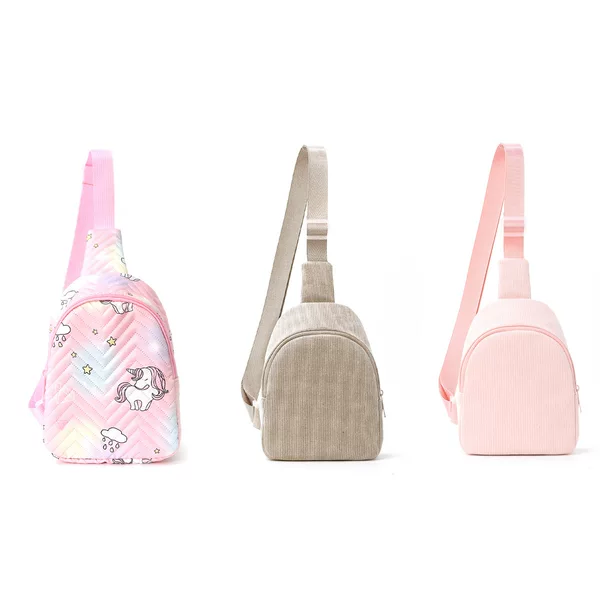 Cross-Border Children's Cartoon Chest Bag with High Aesthetic Appeal for Boys and Girls, Kindergarten Waist Bag, Multi-Color Outdoor School and Play Coin Purse