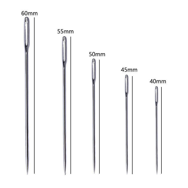 Pointed hand sewing needle pointed silve...