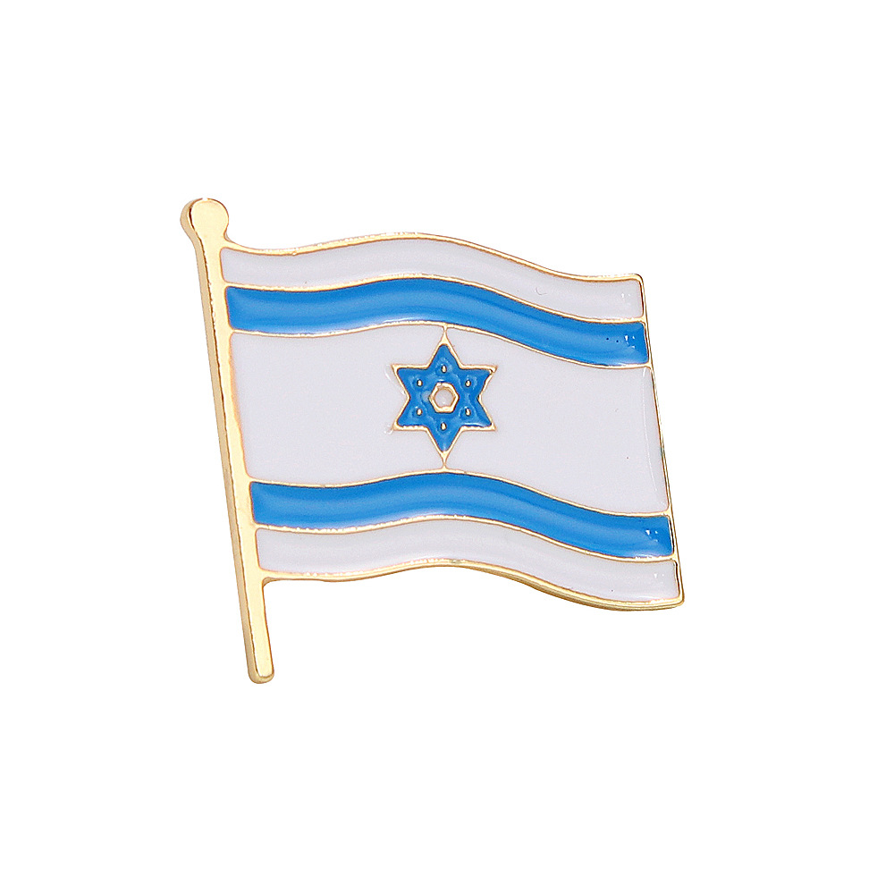 Bandera de Palestina libre broche Bandera Nacional insignia de metal accesorios de ropa insignia transfronteriza en stock al por mayor