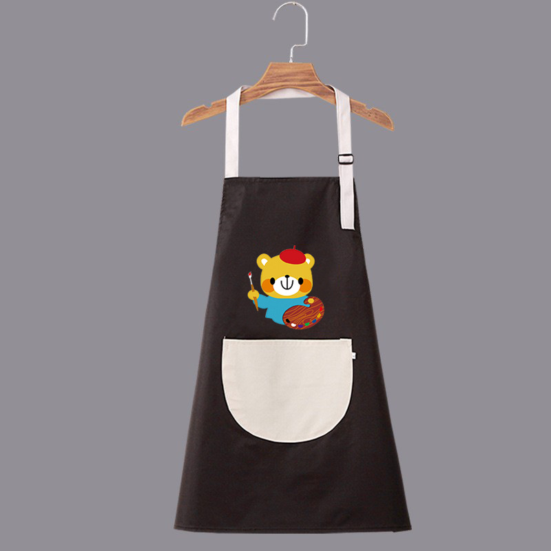 Pintura impermeable al por mayor para niños, jardín de infantes, impresión delantal, pintura infantil, abrigo de arte, bib