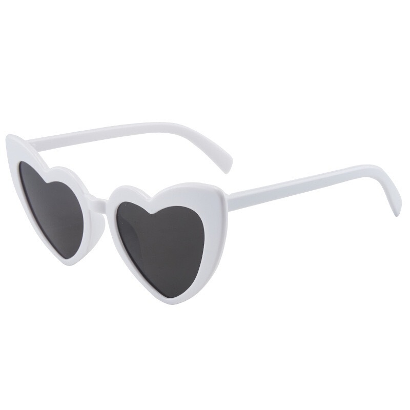 2026 New Cross-Border European and American Style Heart-Shaped Women's Sunglasses, Fashionable Large Face Slimming Sunglasses