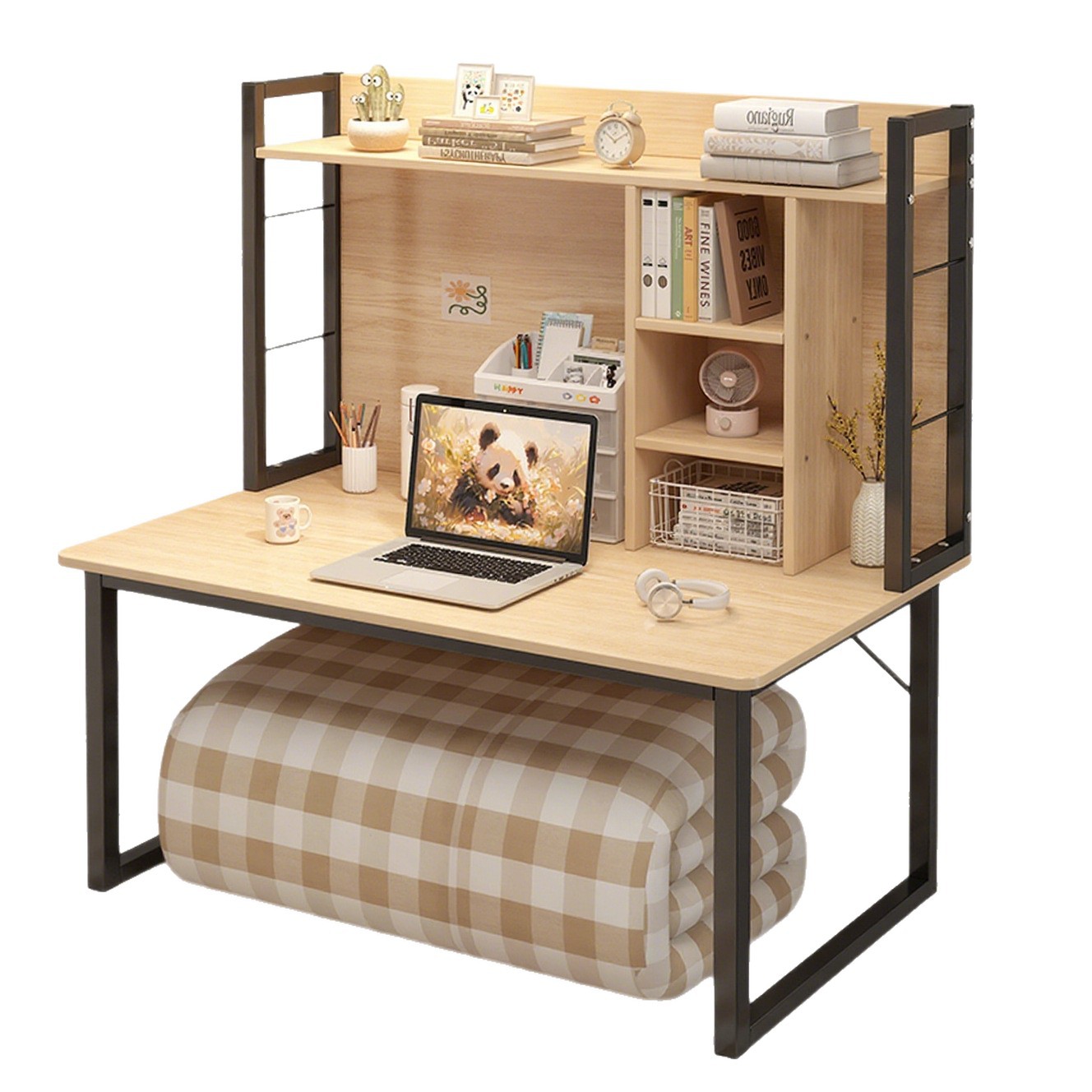 Mesa de computadora en la cama, escritorio, escritorio, escritorio todo en uno, escritorio portátil, artefacto, escritorio plegable para estudiantes universitarios, escritorio de dormitorio plegable