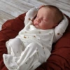 Close -eye levi white hedgehog coat