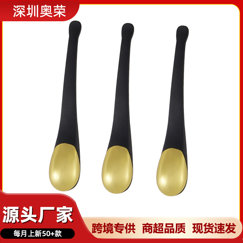 Nuevo stick tubular para crema de ojos y rostro, masajeador facial tipo cuchara, herramienta de belleza de importación