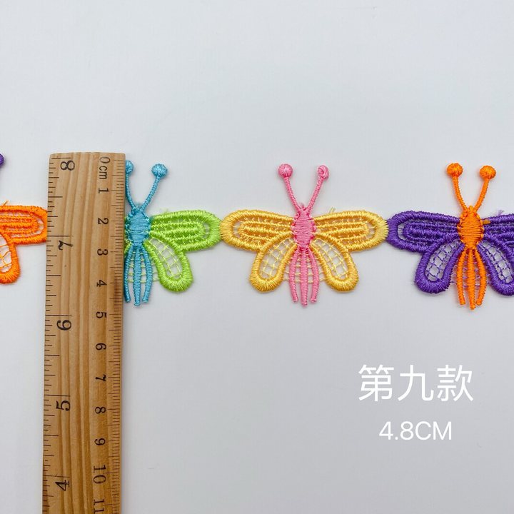 Color de encaje Ropa Decoración Lolita Cuff accesorios amor multicolor poliéster luz código de barras de encaje