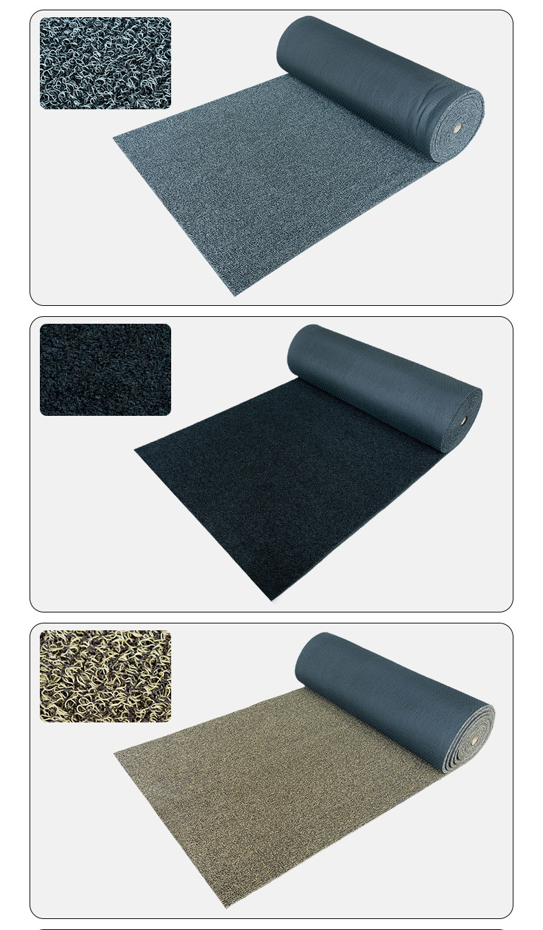Nail Bottom Wire Loop Foot Pads, Roll Material Car Foot Pads, Cuttable and Thickened Floor Mats, Cross-Border Universal Entry Foot Mats Manufacturer