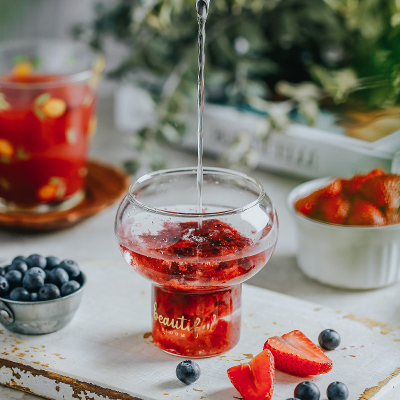 廠家直銷15g凍干雙莓藍莓草莓凍干水果茶批發果茶沖泡即飲