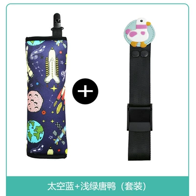 Other Automotive Safety Supplies: seat simple portable stopper - shoulder-strap-space-blue-safety-belt-light-green-tang-duck