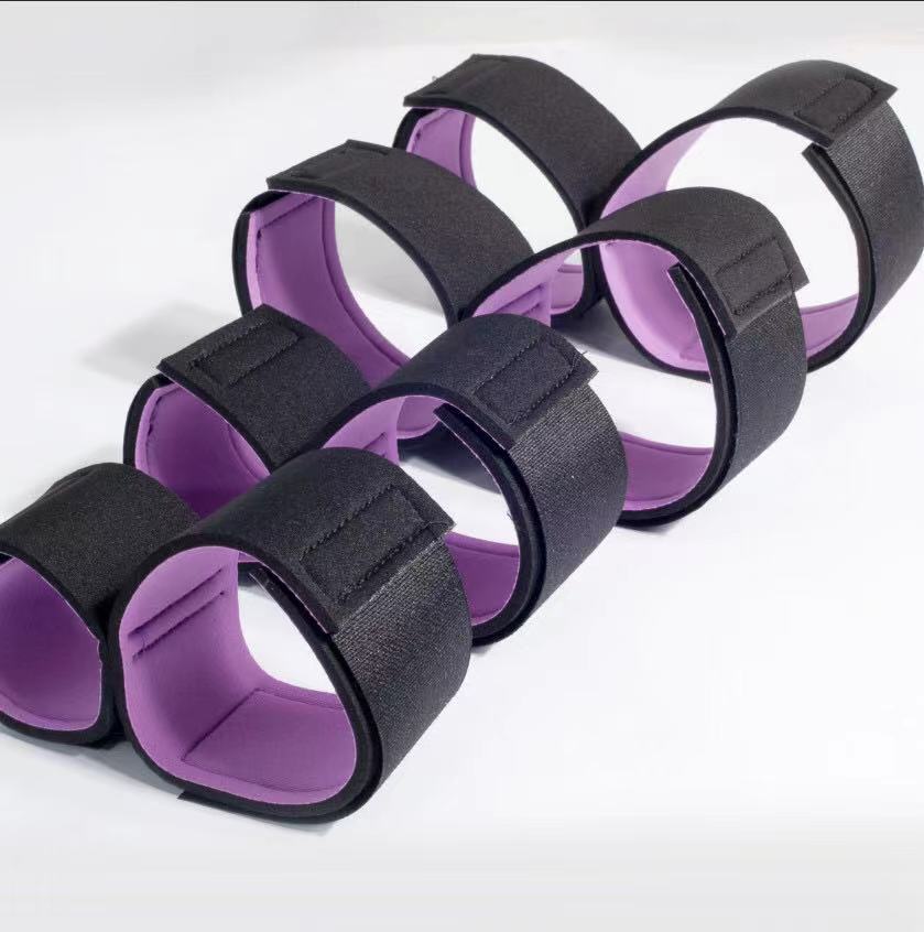 Black -purple sponge hand straps adult SM sex products