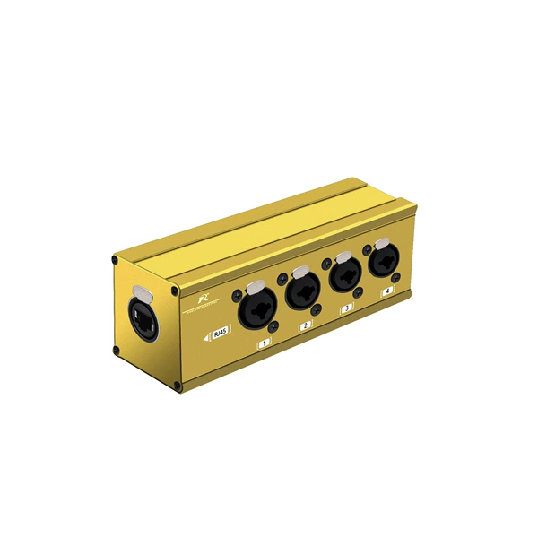 Matte yellow + 4xXLR-6.35 dual-purpose female (RJ45-C1015)