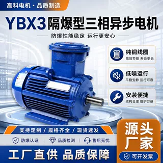YBX3 防爆三相异步电动机 隔爆型工业马达 化工矿用节能防爆电机