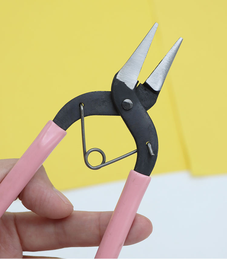 DIY-Handwerkswerkzeug: Multifunktionszange mit spitzer, zahnloser Flachzange zum Öffnen von Schmuckringen_voghion.com