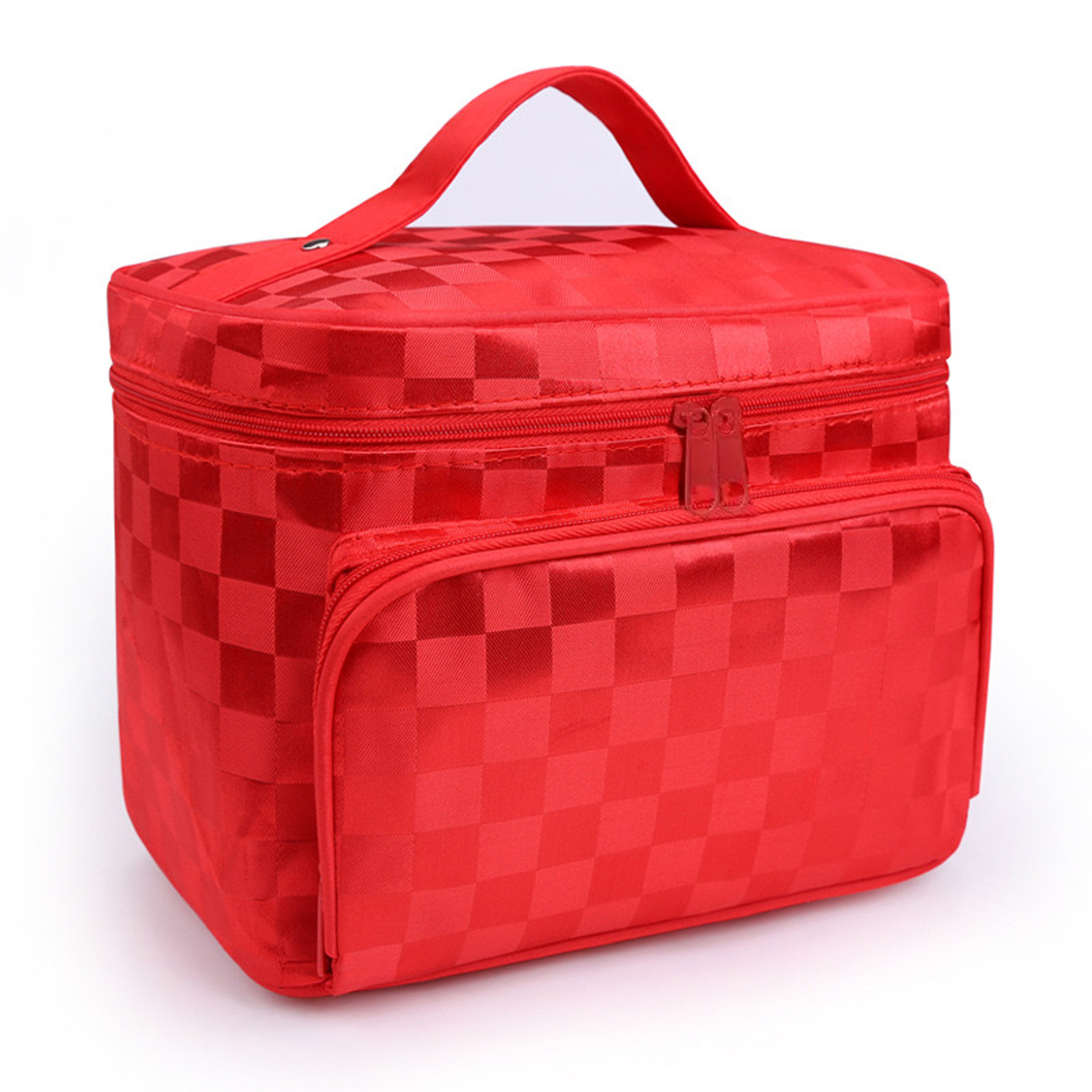 격자 무늬 레드