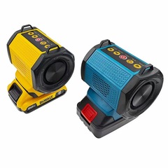 DW マキタ 18v20v 充電式 Bluetooth スピーカー HIFI 高忠実度音源アンプ屋外ポータブルに適しています