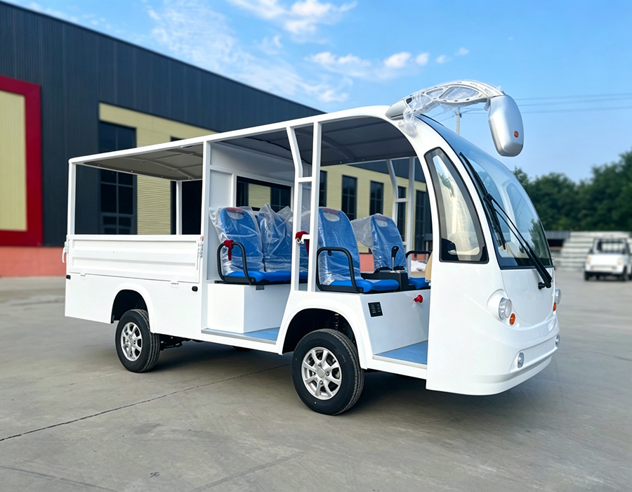 Electric Truck for Factory Grounds, Heavy-Duty Cargo Transport, Logistics, Security, Sanitation, Mini Electric Truck, Freight Vehicle