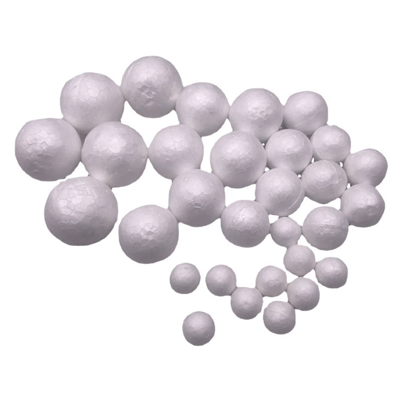 Амазонка горячий продавать Рождественский блеск стерео пены мяч пены 2.3cm3.5cm4cmDIY декоративный блеск мяч