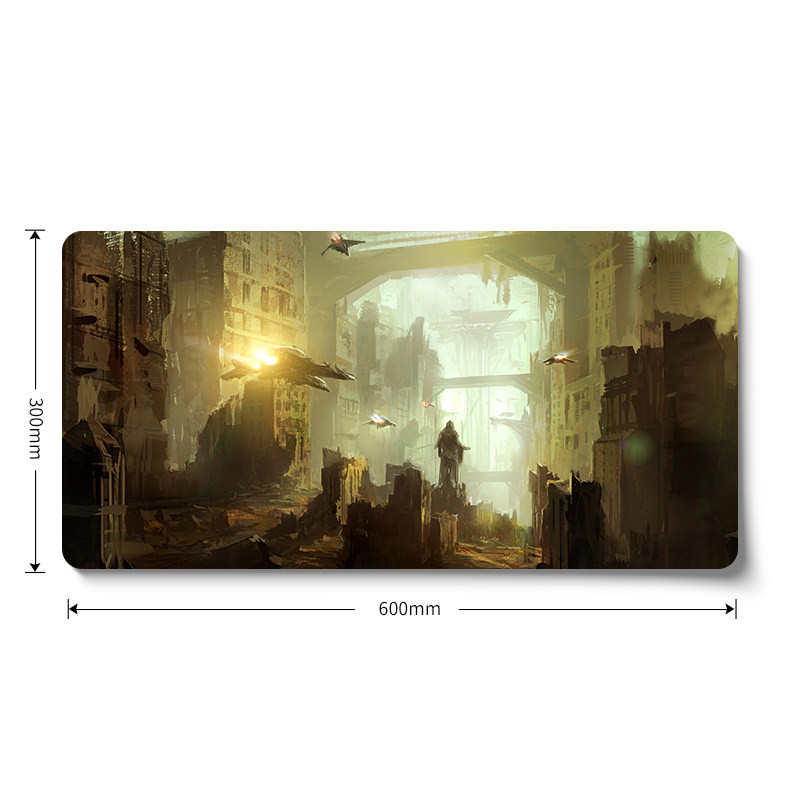 Mouse oversized male esports game keyboard student desk pad, large-sized thickened locking edge pad_voghion.com