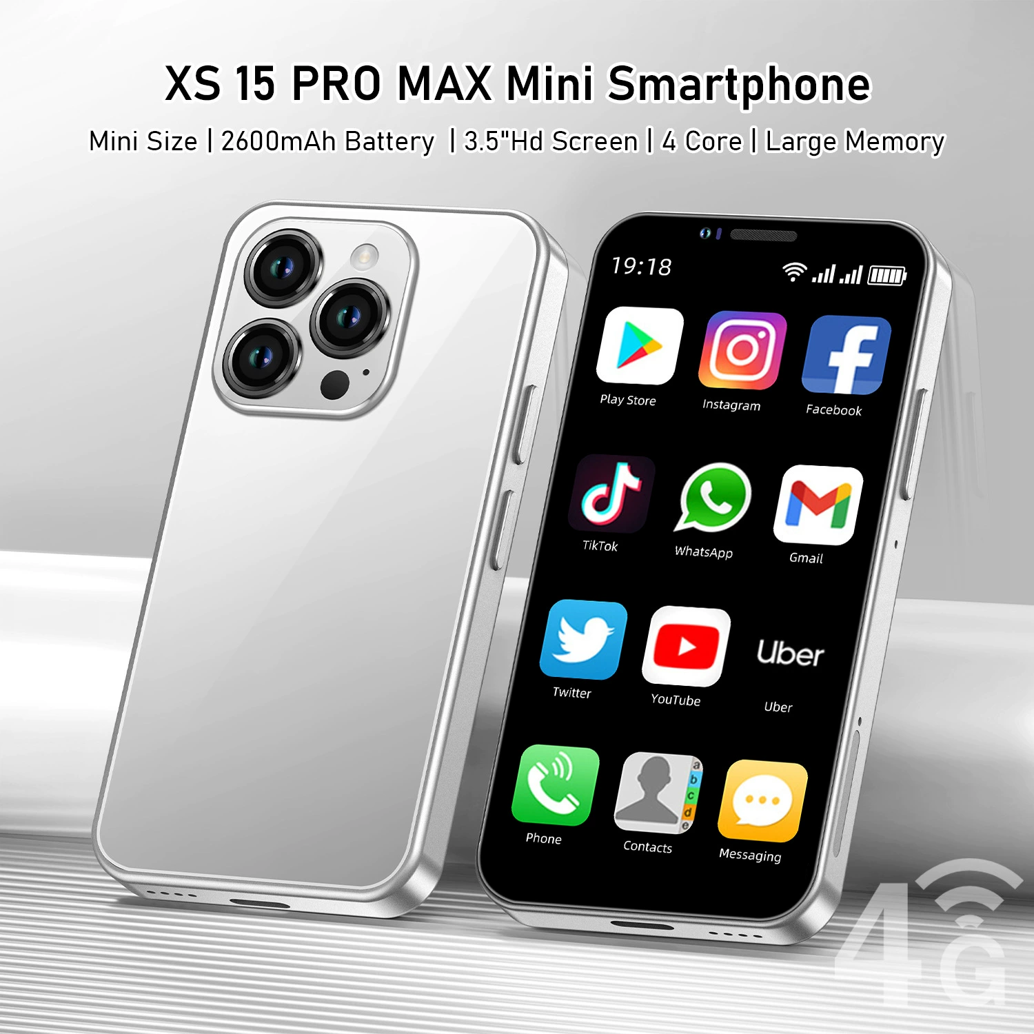 Товар каталог электронная коммерция XS15 HD ультра-малкий экран Android умный мини мобильный телефон dual-sIM карта 4 ядра низкая цена оптом