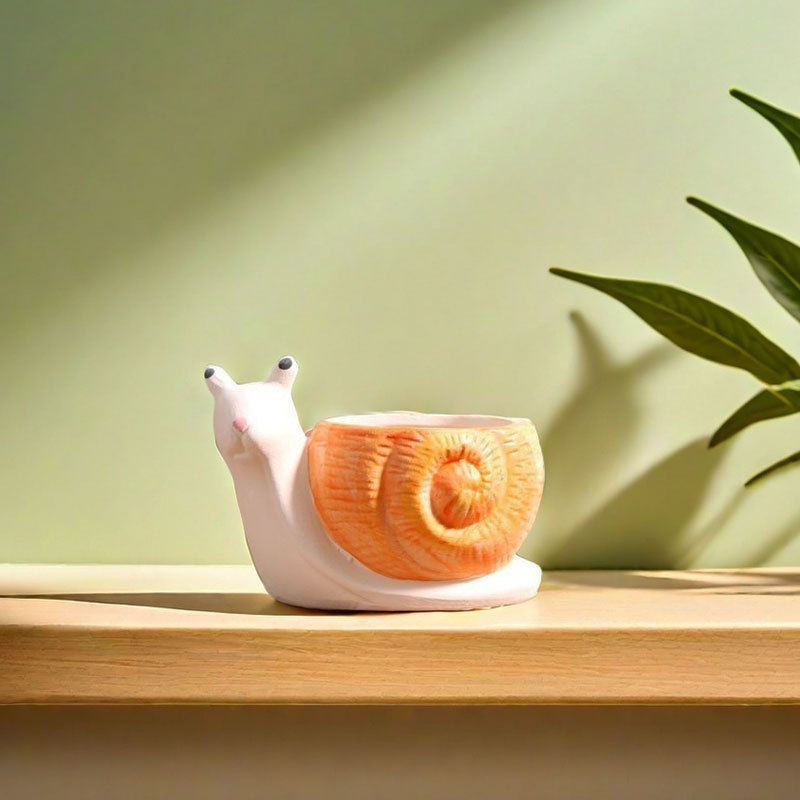 Creative Small Snail-Shaped Succulent Flower Pot, Root-Controlling Flower Tray, Animal-Shaped Coarse Pottery Ceramic Succulent Pot, Terracotta Pot Wholesale for Home Use Creative Small Snail-Shaped Succulent Flower Pot, Root-Controlling Flower Tray, Animal-Shaped Coarse Pottery Ceramic Succulent Pot, Terracotta Pot Wholesale for Home Use