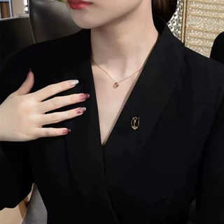 夏季精美扣子暗扣胸针女百搭领口胸口固定轻奢衬衫精致防走光别针