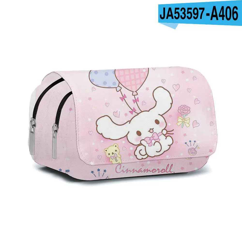 Sanrio, двойной слой футляр для карандашей, 3D, Cinnamoroll