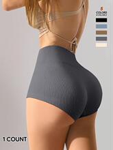 Z 56502 High Waist Yoga Shorts �����٤��ѝ �W���羳