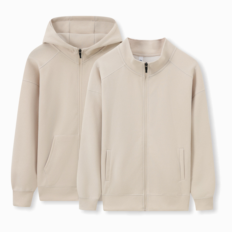 Sudadera raglán con hombros caídos, forro polar y logotipo bordado personalizado, ropa de trabajo corporativa para otoño e invierno, fabricada a medida por el fabricante.