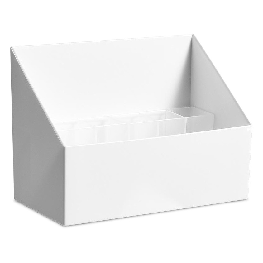 Espejo Gabinete caja de almacenamiento cosméticos productos para el cuidado de la piel almacenamiento misceláneas compartimiento interior transparente Almacenamiento de escritorio caja de Organización Doméstica