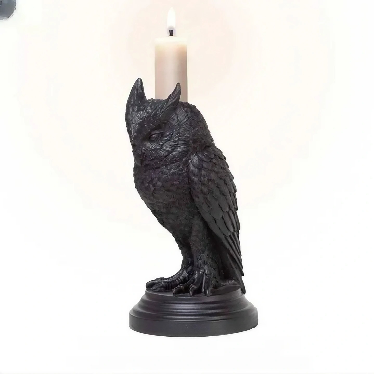 Bird-Themed Candle Holder