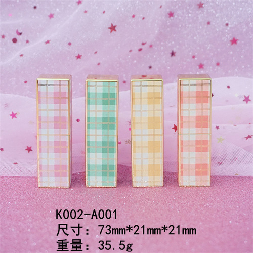 3D printing lipstick tube embossing technology, fresh and ancient style, 3D magnetic buckle lipstick empty tube wholesale, logo can be printed