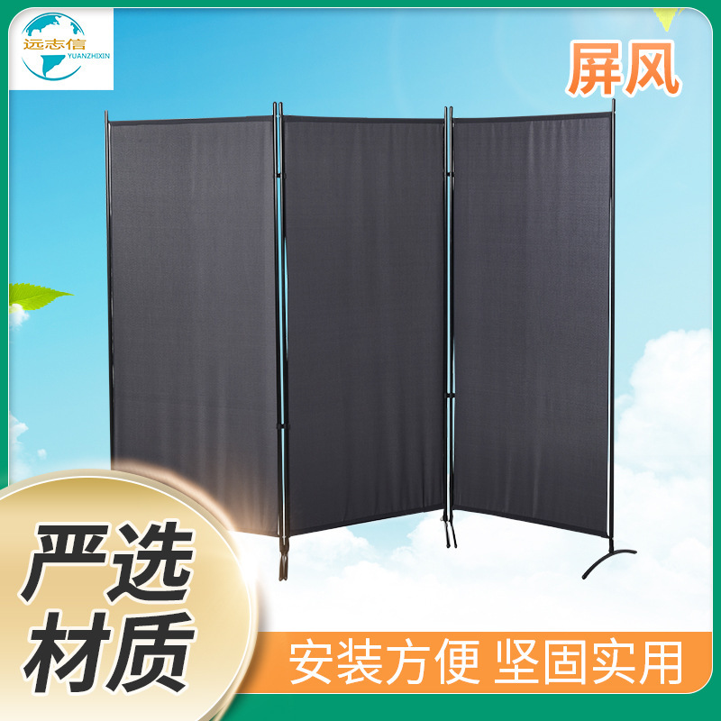 Side Pull Screen Office Aluminum Alloy Mobile Screen Hotel Event Foldableing Screen Multifunctional Workshop Screen