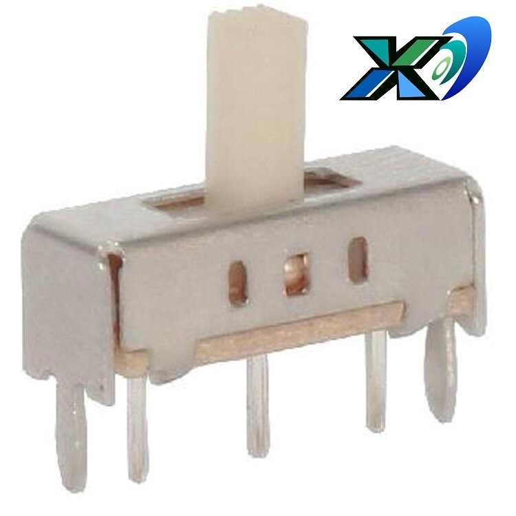 立式 三档拨动开关1P3T 单路3脚3位拨动开关 行程2mm 3档滑动开关