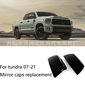 Toyota Tundra 07-21 Güzgü Qabığı Elektrokaplama Boya Qara Ağ