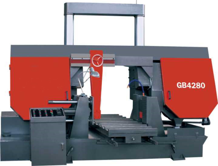 厂家直供GT4280龙门式带锯床 自动升降 液压夹紧 操作方便精度高