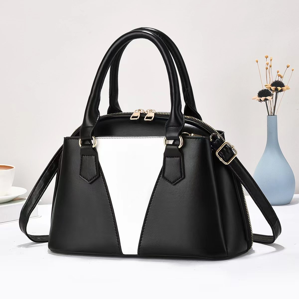 Temperamento versátil nuevo bolso coreano de moda mujer hermoso bolso de hombro bolso de mujer bolso de mujer bolso grande