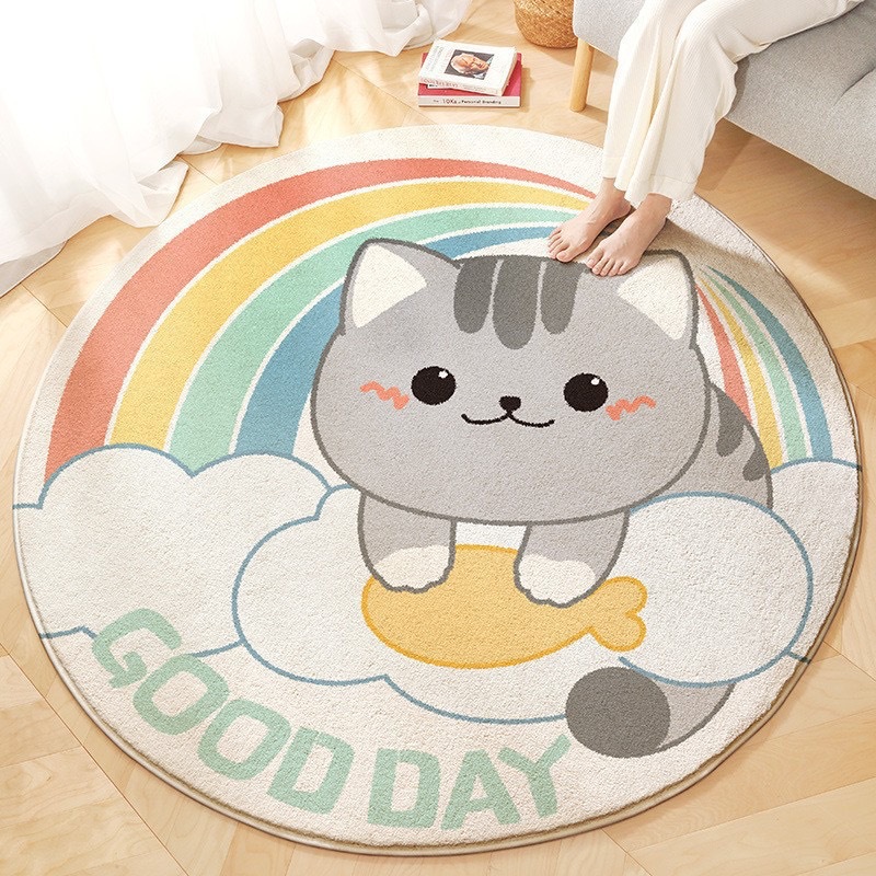 고양이 둥근