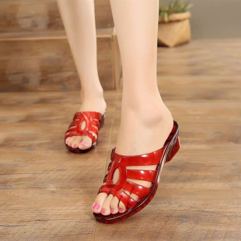 하이힐 브라운 힐 높이 5CM