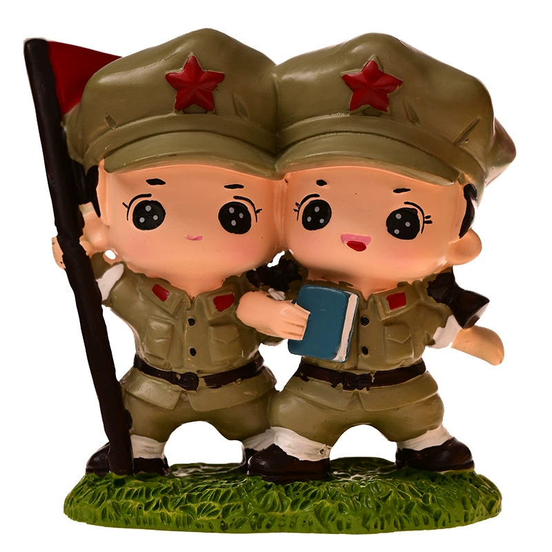 Красноармейский солдат, брат, член партии, настольное украшение Яньань, культурный и творческий сувенир, ветеран, парень