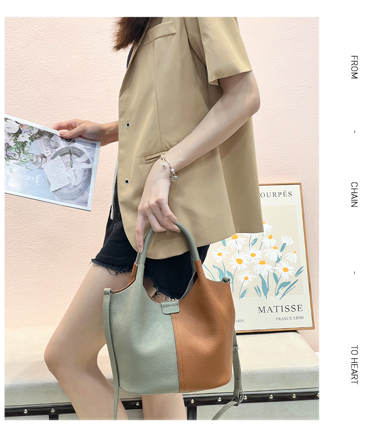 Echtleder Schultertasche Nischen-design Luxus Handtasche Damen_voghion.com