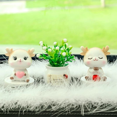 An Car Ornaments Car Ornaments: Car ornaments - ping-an-have-you-lucky-fruit-feather-pad