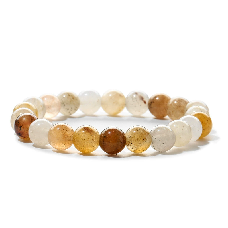 Agate бусирован bracelet? - need translation: Агатовая бусы браслет, 8 мм круглые бусины, европейский стиль, легковесный оптовый аксессуар