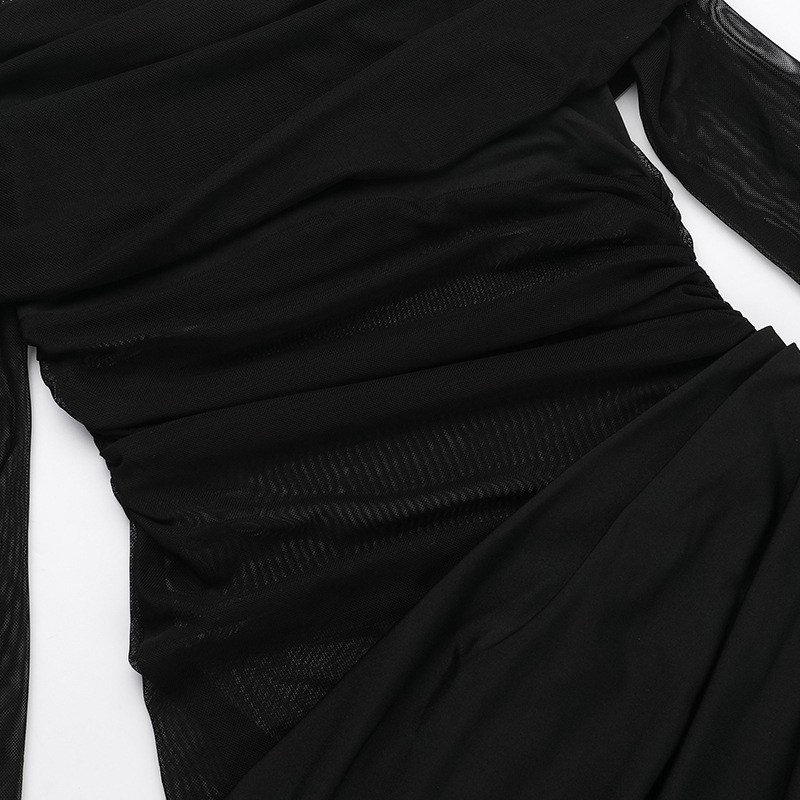 Summer Maxi Dress Sexy Off The Shoulder Mesh Hollow Out Cutout Dress Women 10 Summer Maxi Dress Sexy Off The Shoulder Mesh Hollow Out Cutout Dress Women
