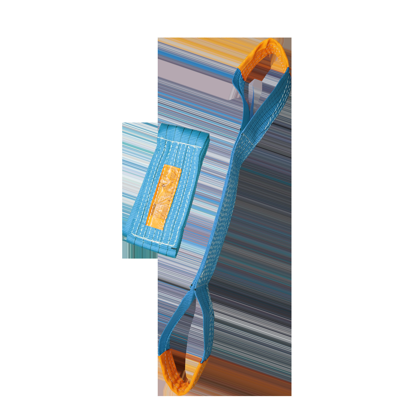 白色扁平吊装带8吨10米5层