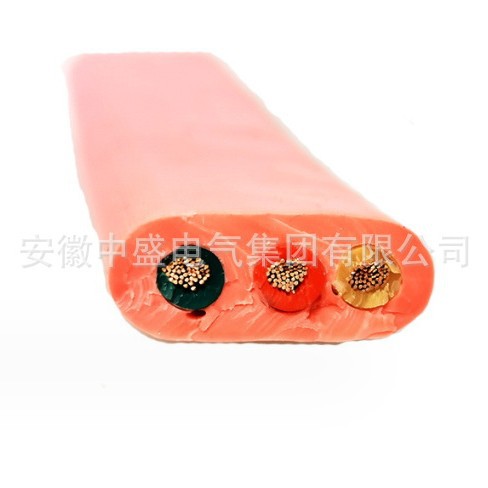 硅橡胶移动用重型扁电缆 YGCB 3*70