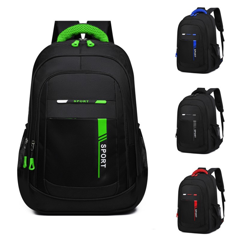 Nueva mochila simple casual de gran capacidad para hombres, mochila para computadora de viaje, mochila escolar para estudiantes universitarios de secundaria