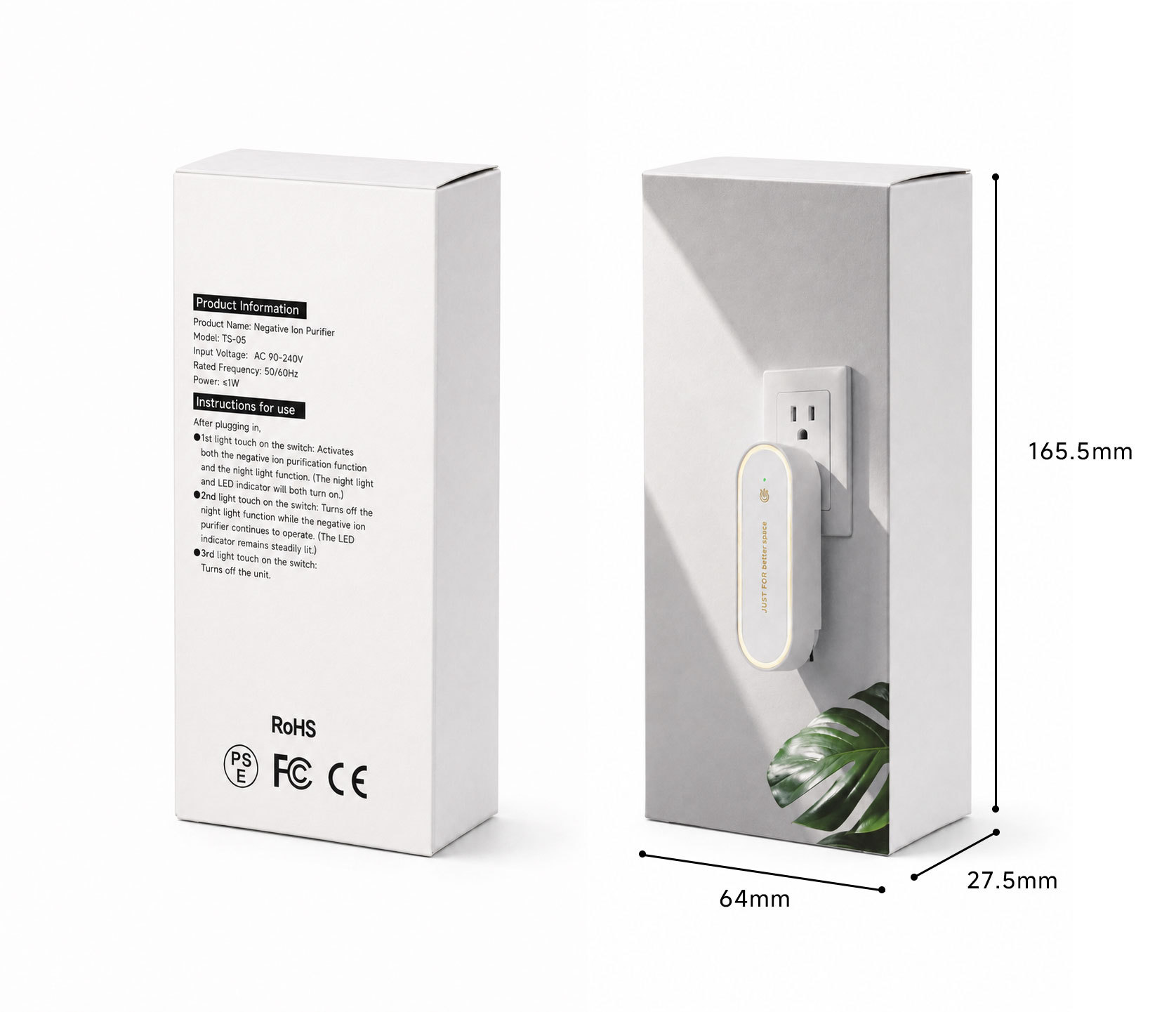 Car Oxygen Bar: Portable Negative Ion Air Purifier for Cars, Removes Odors and Dust, Noise-Free, Small and Foldable