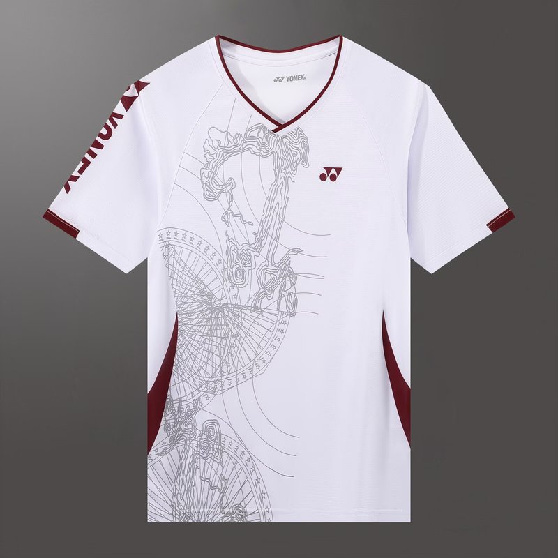 新款羽毛球服男女yy短袖上衣速干比赛训练服青少年运动服透气批发|undefined