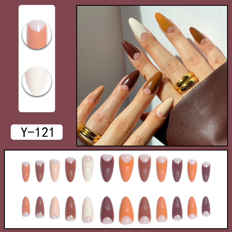 Simple Style Gradient Color Plastic Nail Patches 1 Set display picture 37